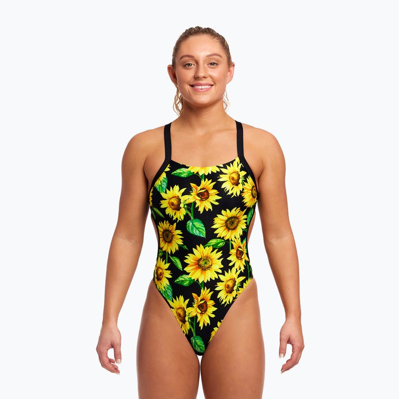 Funkita Jednodielne dámske plavky bez ramienok Sunny 2