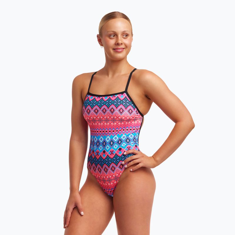 Dámske jednodielne plavky Funkita Strength One Piece tinsel town 2