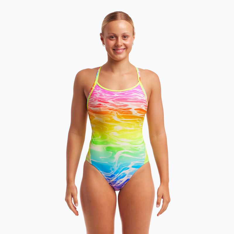 Dámske jednodielne plavky Funkita Diamond Back One Piece lake acid 5