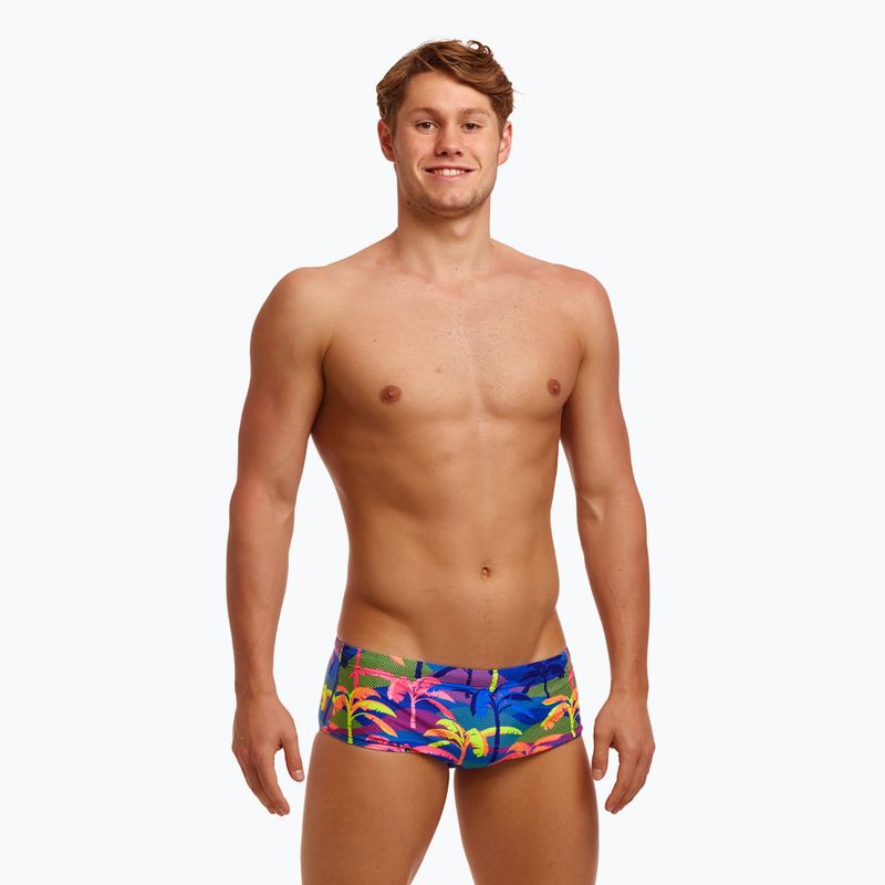 Pánske plavecké boxerky Funky Trunks Sidewinder Trunks palm a lot 7