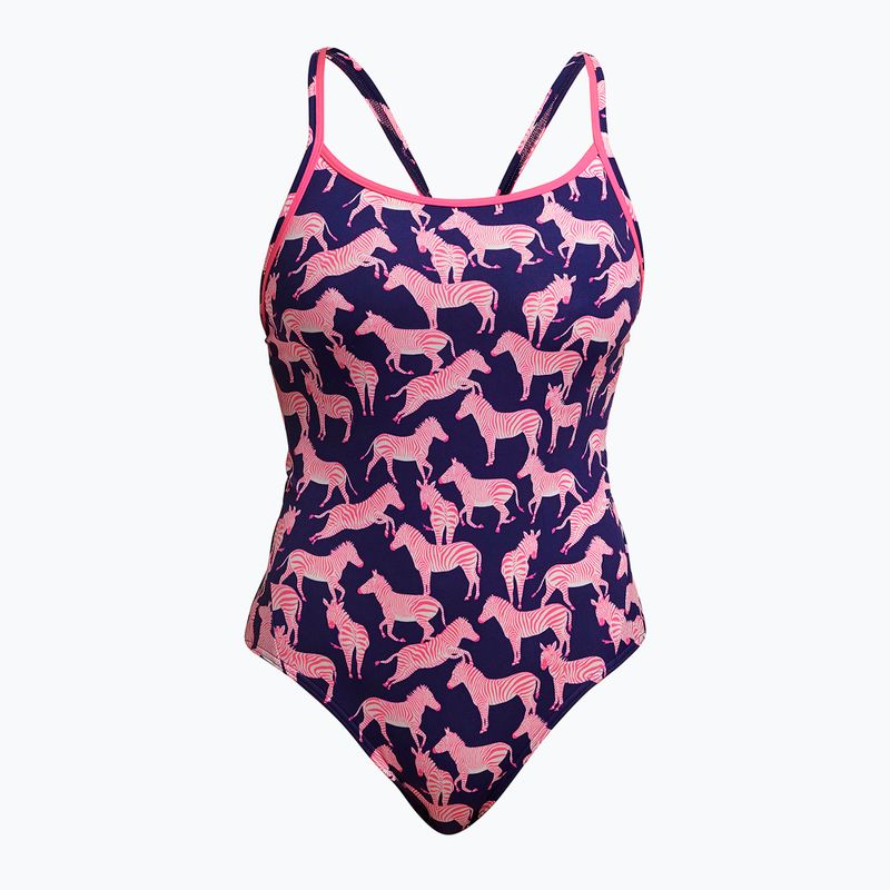 Dámske jednodielne plavky Funkita Diamond Back One Piece sweet stripes