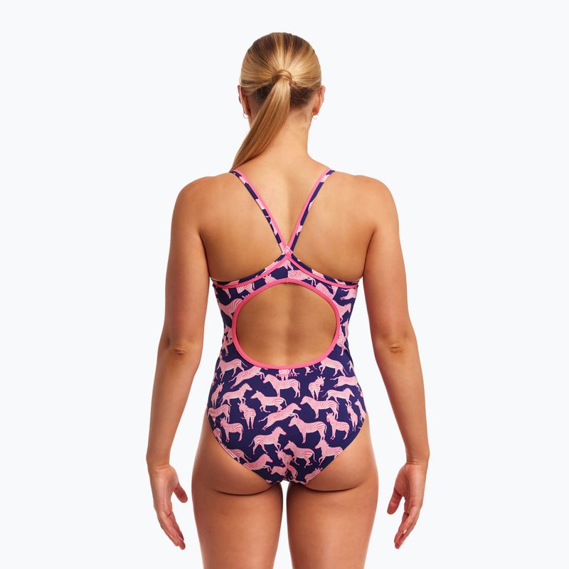 Dámske jednodielne plavky Funkita Diamond Back One Piece sweet stripes 4