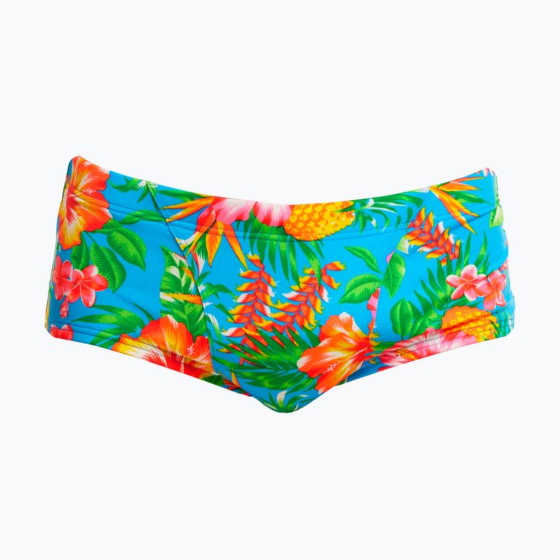 Pánske plavecké boxerky Funky Trunks Classic Trunks blue hawaii
