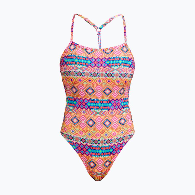 Dámske jednodielne plavky Funkita Twisted One Piece devil in detail