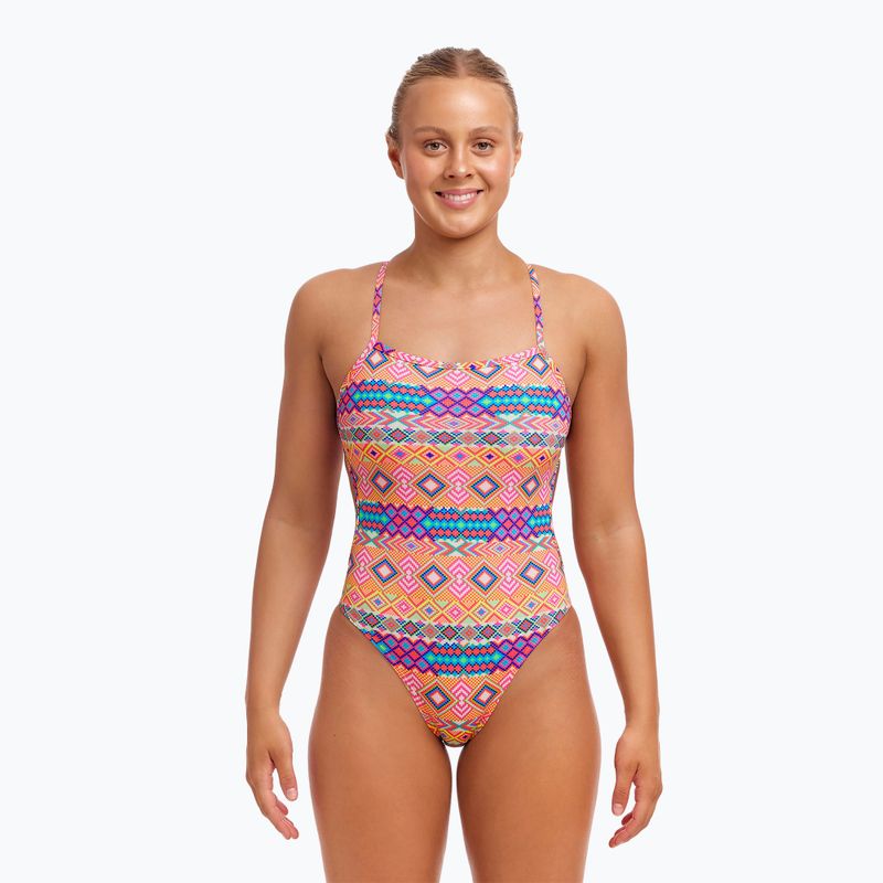 Dámske jednodielne plavky Funkita Twisted One Piece devil in detail 2