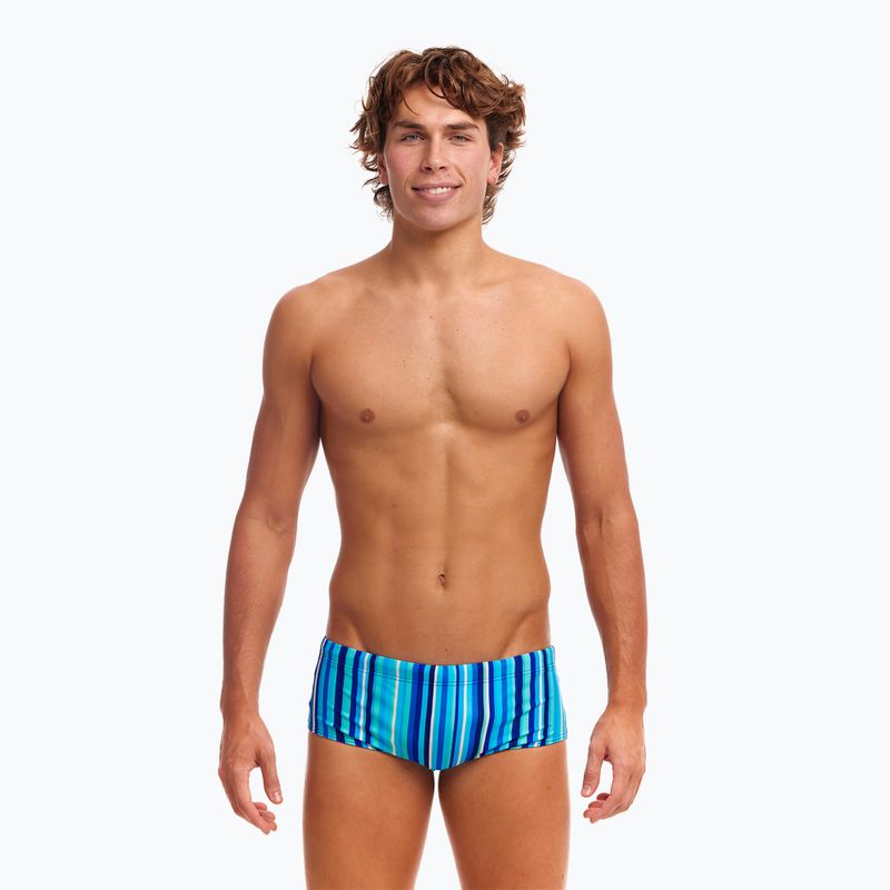 Pánske plavecké boxerky Funky Trunks Sidewinder lane lines 2