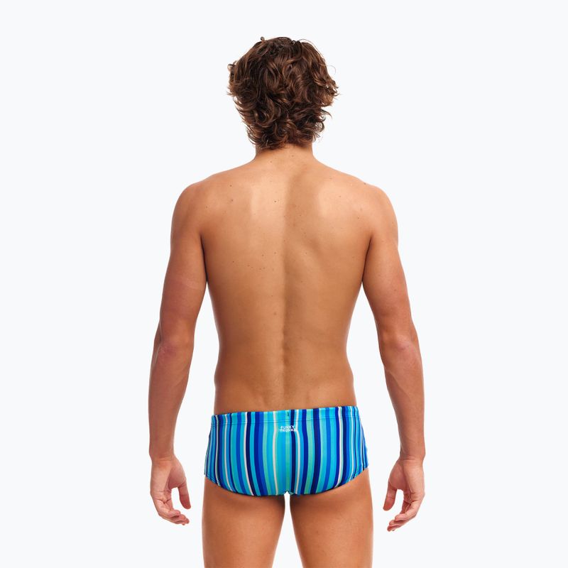 Pánske plavecké boxerky Funky Trunks Sidewinder lane lines 3