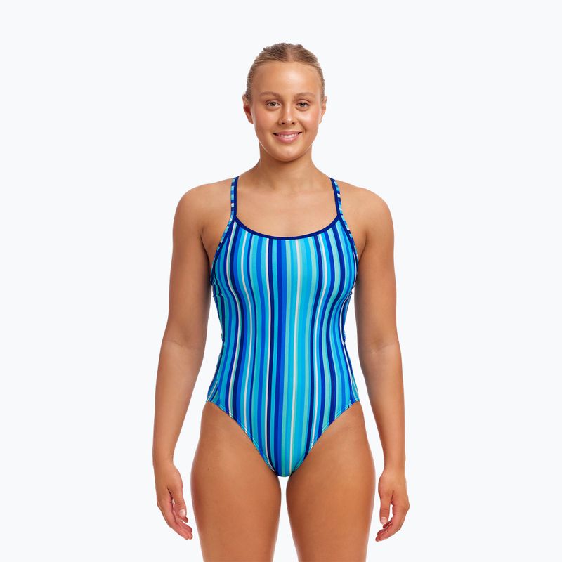 Dámske jednodielne plavky Funkita Diamond Back One Piece lane lines 2