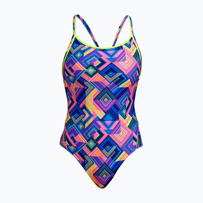 Dámske jednodielne plavky Funkita Diamond Back One Piece be square