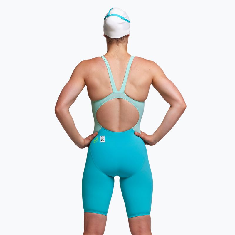 Dámske jednodielne plavky Funkita Apex Viper Kneeskin mint machine 2
