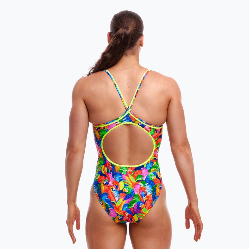 Dámske jednodielne plavky Funkita Diamond Back One Piece bright birds 3