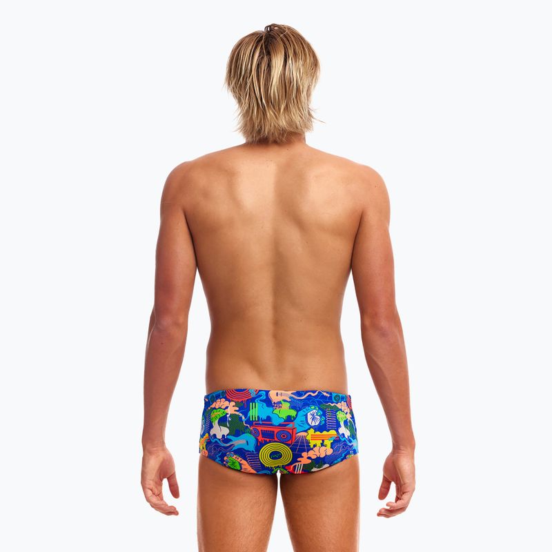 Pánske plavecké boxerky Funky Trunks Sidewinder Trunks blues baby 3