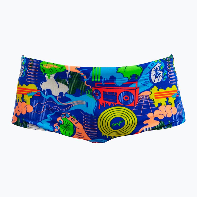 Detské plávacie boxerky Funky Trunks Sidewinder Trunks blues baby