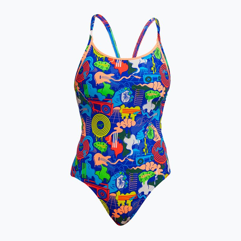 Dámske jednodielne plavky Funkita Diamond Back One Piece blues baby