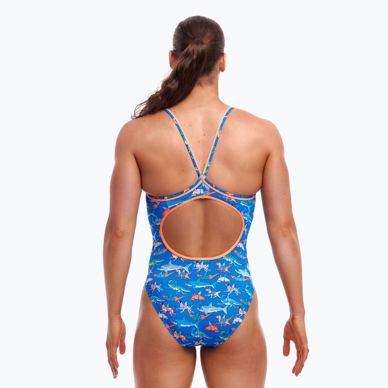 Dámske jednodielne plavky Funkita Diamond Back One Piece fin swimming 3