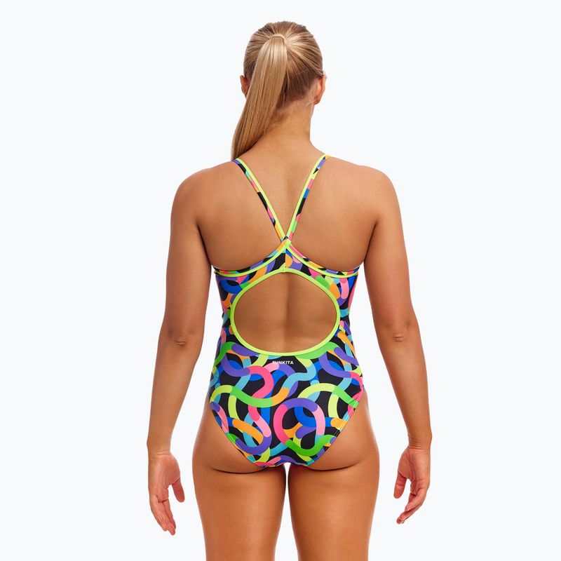 Dámske jednodielne plavky Funkita Diamond Back One Piece got worms 3