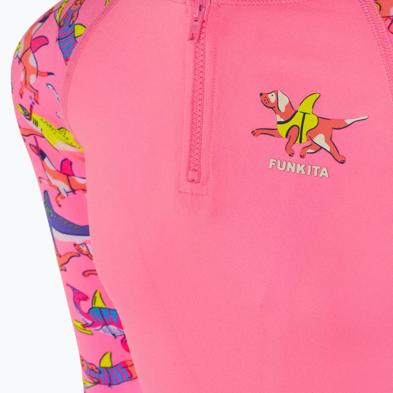 Dlhý rukáv + detské plavecké nohavičky Funkita Zippy Rashie & Brief learner lane 3