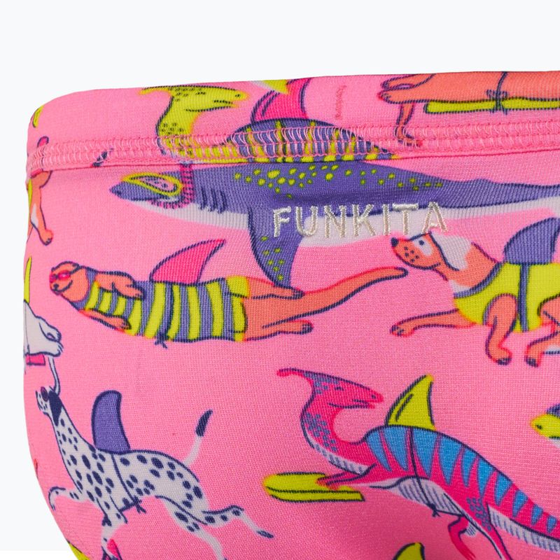 Dlhý rukáv + detské plavecké nohavičky Funkita Zippy Rashie & Brief learner lane 4
