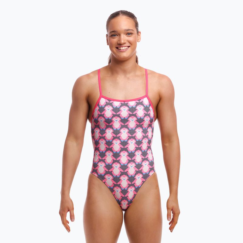 Dámske jednodielne plavky Funkita Strength One Piece pen guy 2