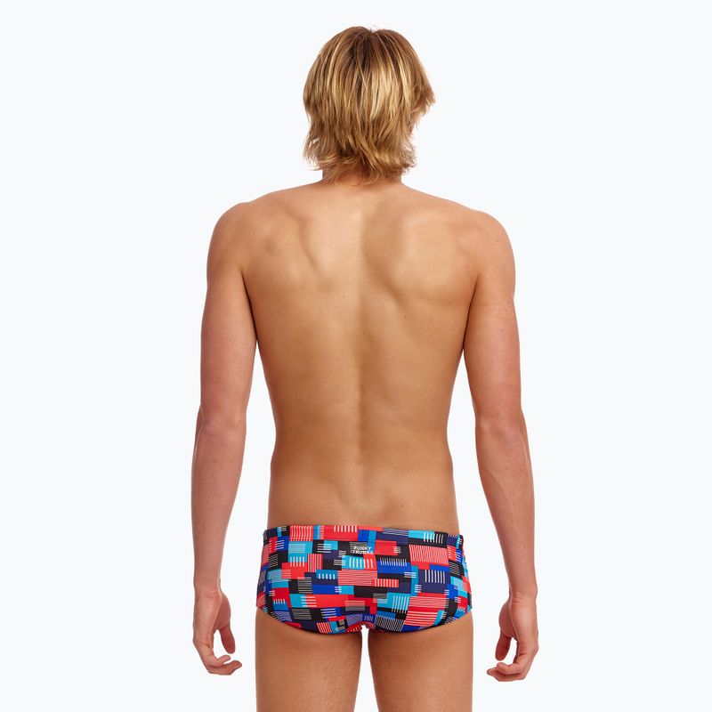 Pánske plavecké boxerky Funky Trunks Sidewinder Trunks motherboard 3