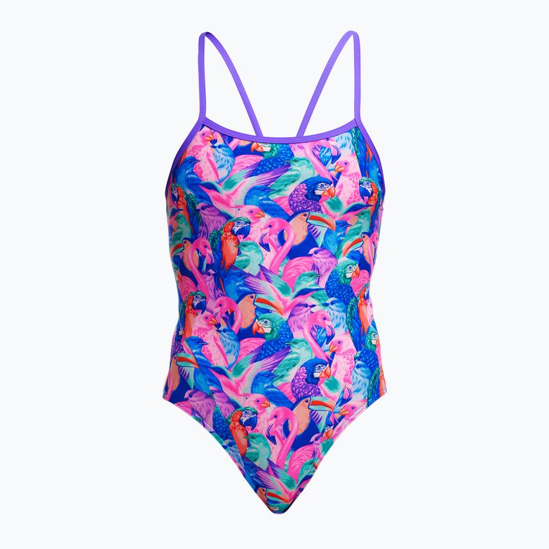 Dámske jednodielne plavky Funkita Single Strap One Piece birds gone wild