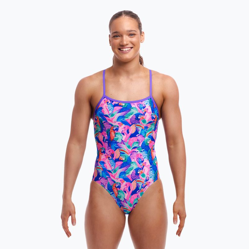 Dámske jednodielne plavky Funkita Single Strap One Piece birds gone wild 2