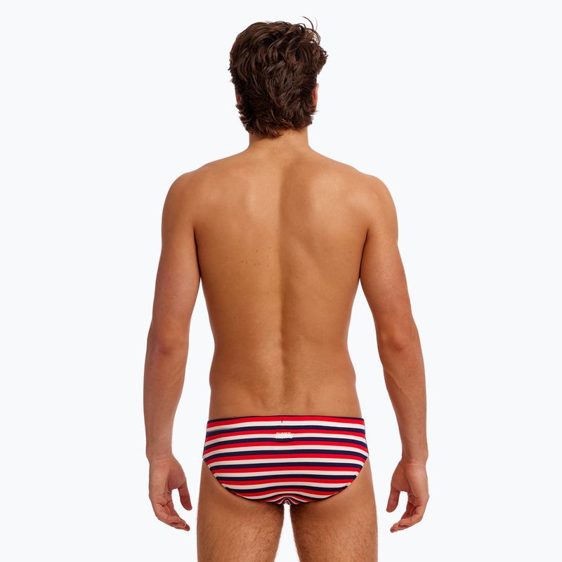 Pánske plavecké nohavičky Funky Trunks Seamed Briefs riviera 3