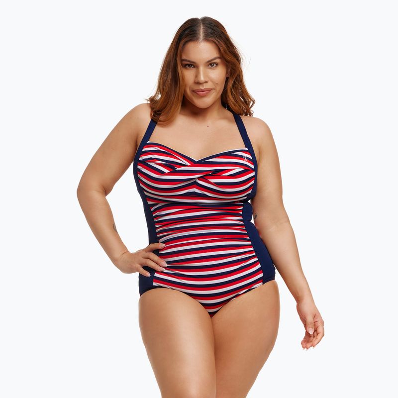 Dámske jednodielne plavky Funkita Ruched One Piece riviera