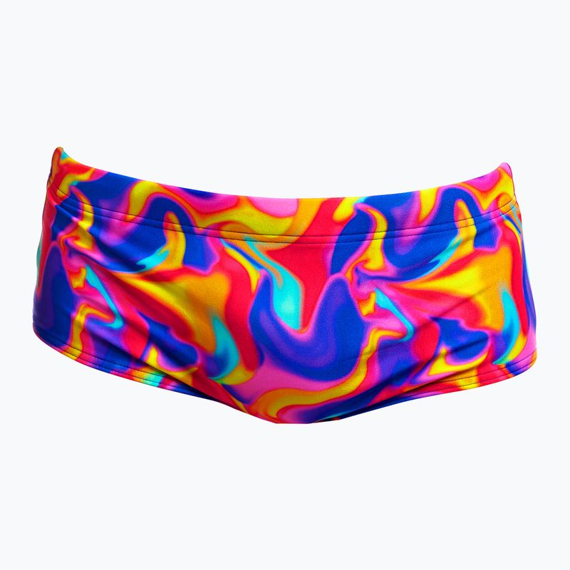 Detské plávacie boxerky Funky Trunks Sidewinder Trunks summer swirl