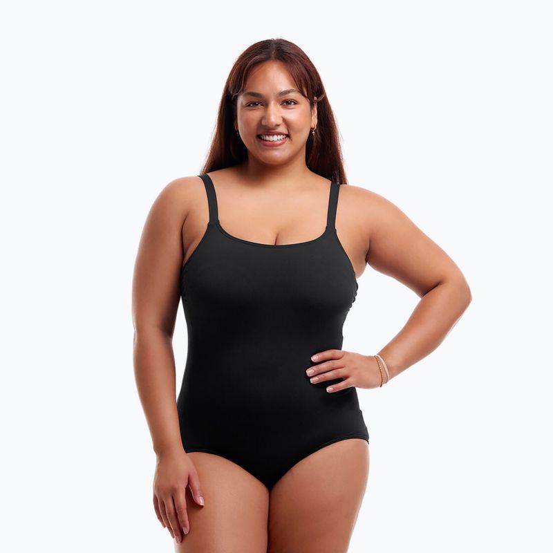 Dámske jednodielne plavky Funkita Scoop Neck One Piece still black 4