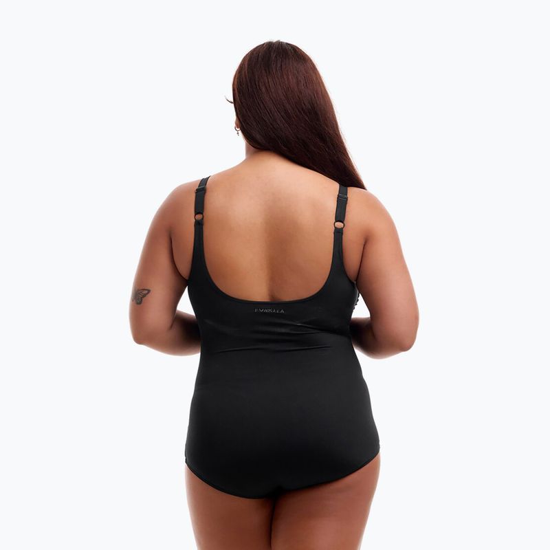Dámske jednodielne plavky Funkita Scoop Neck One Piece still black 5