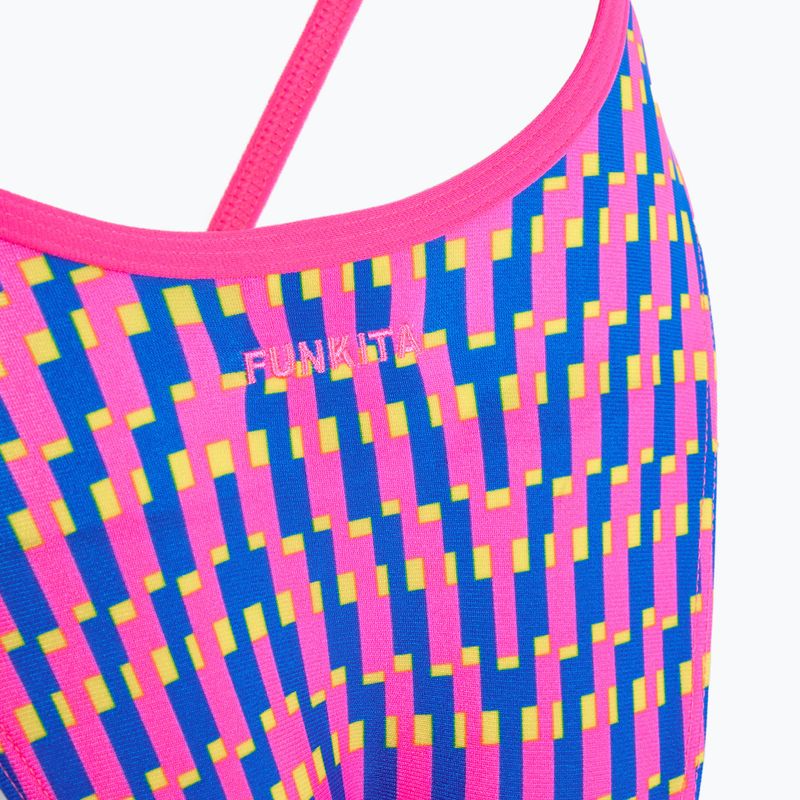 Dámske jednodielne plavky Funkita High Leg One Piece daily steps 3