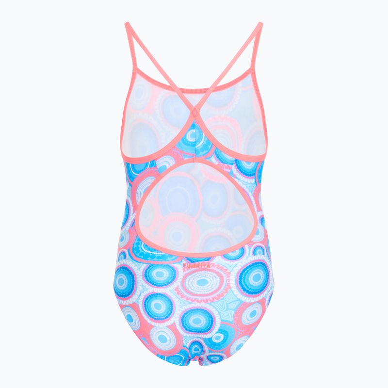 Detské jednodielne plavky Funkita Diamond Back One Piece bundjalung blue 2