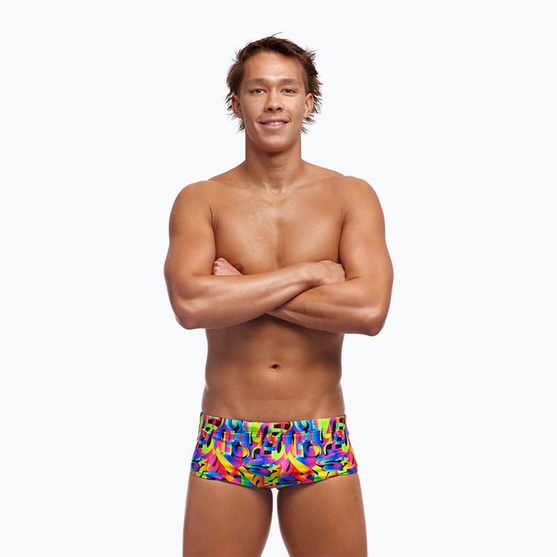 Pánske plavecké šortky Funky Trunks Sidewinder Trunks colour funk