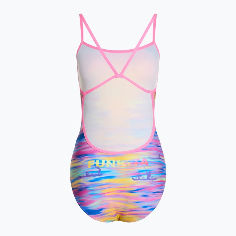 Dámske jednodielne plavky Funkita Single Strap One Piece darkinjung sunset 2