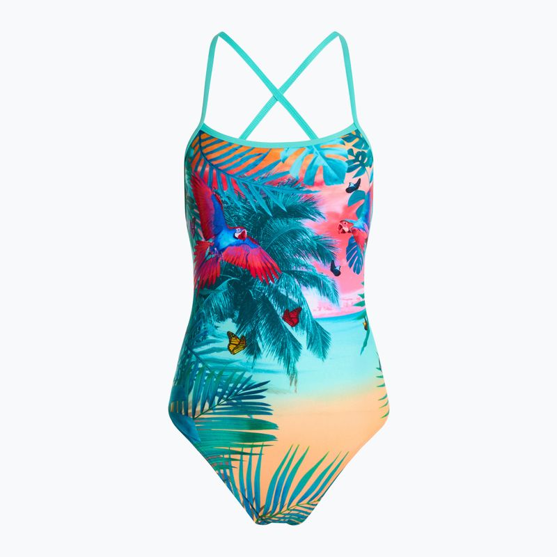 Dámske jednodielne plavky Funkita Strapped In One Piece the beach