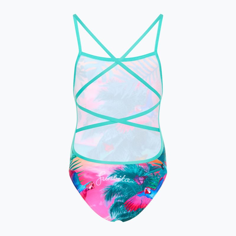 Detské jednodielne plavky Funkita Strapped In One Piece the beach 2