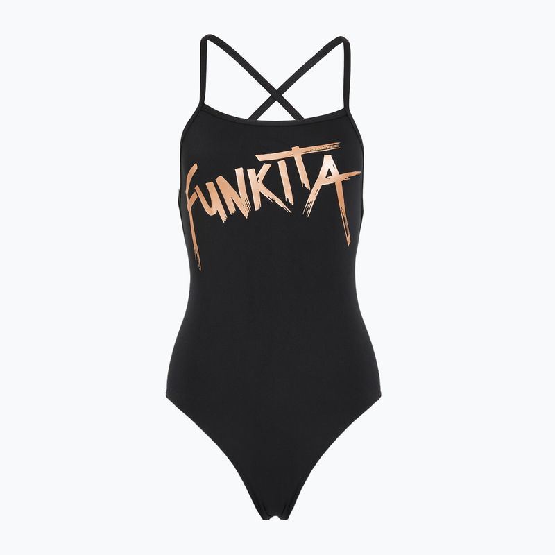 Dámske jednodielne plavky Funkita Strapped In One Piece bronzed