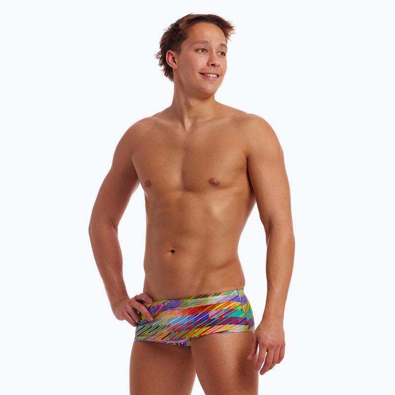 Pánske plavecké boxerky Funky Trunks Sidewinder Trunks static stack 4