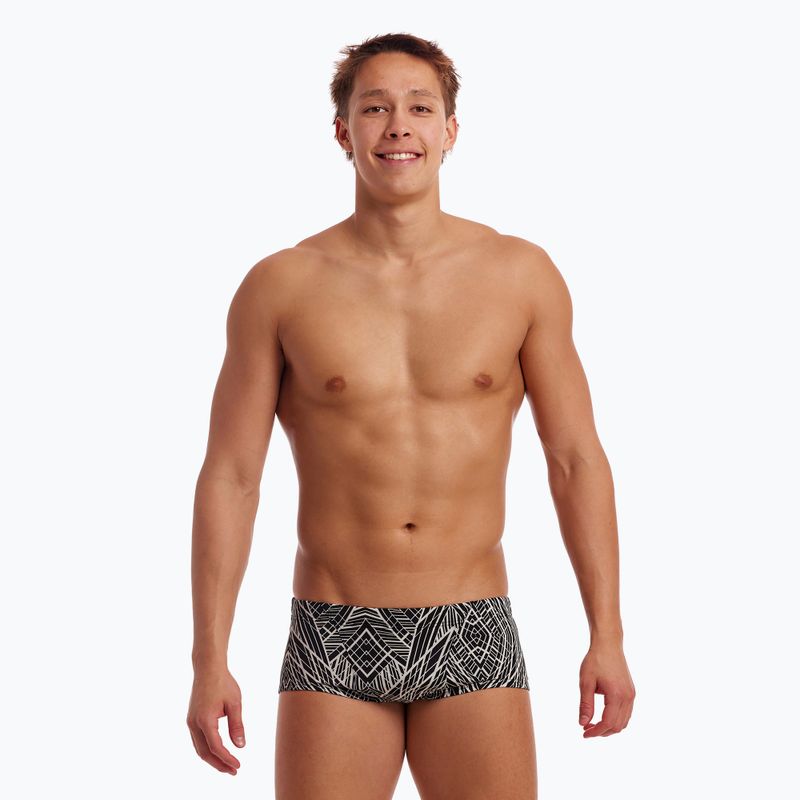 Pánske plavecké boxerky Funky Trunks Classic Trunks space signals 2