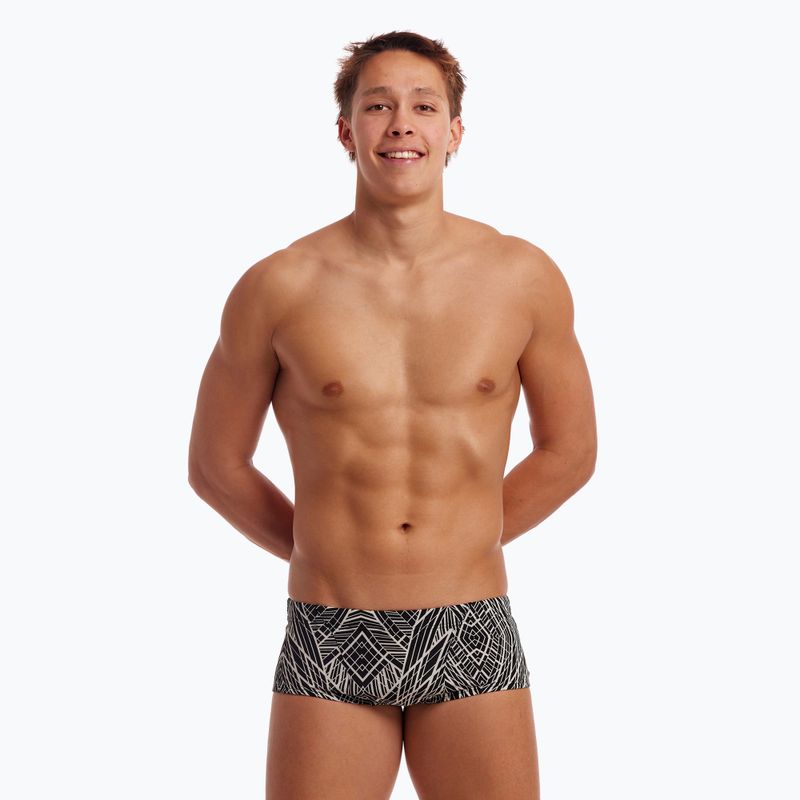 Pánske plavecké boxerky Funky Trunks Classic Trunks space signals 4