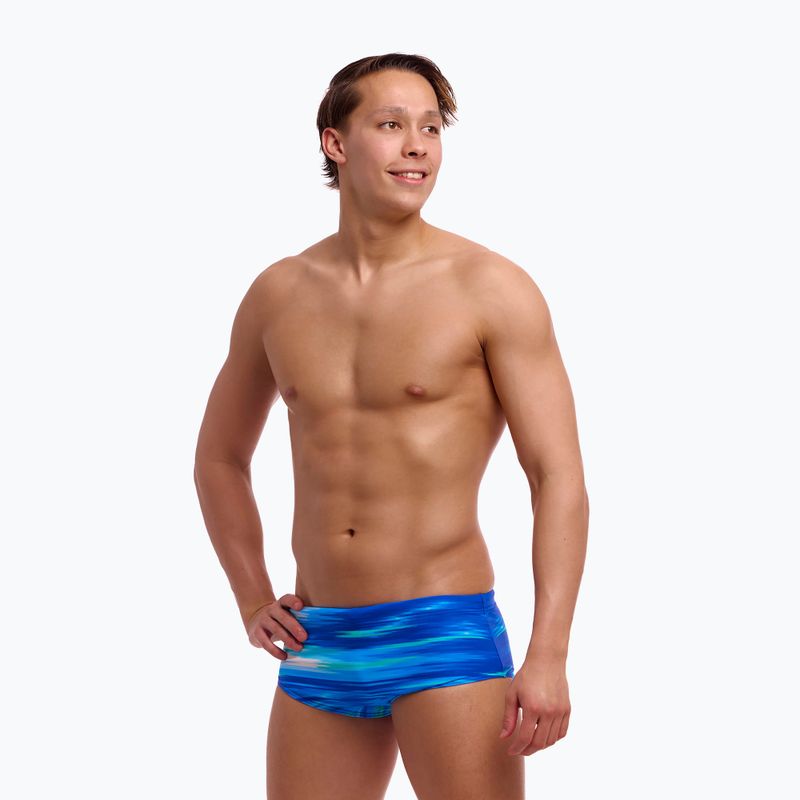 Pánske plavecké boxerky Funky Trunks Sidewinder Trunks sea breeze 4