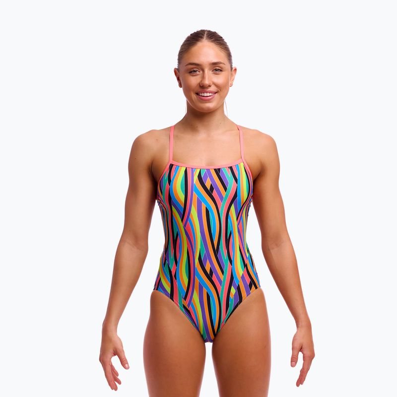 Dámske jednodielne plavky Funkita One Strap Curl 2