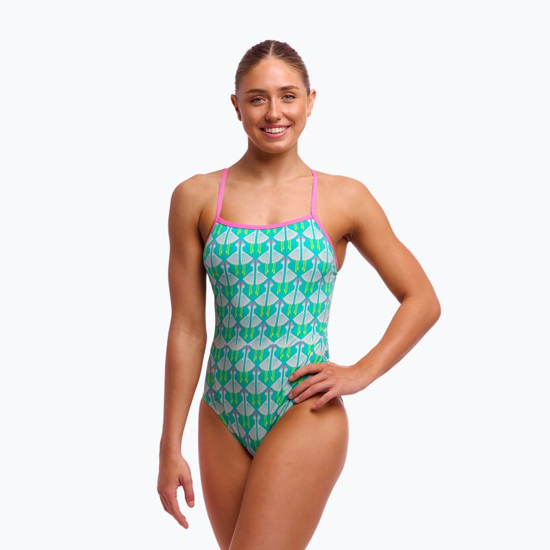Dámske jednodielne plavky Funkita Single Strap One Piece loose goose 4