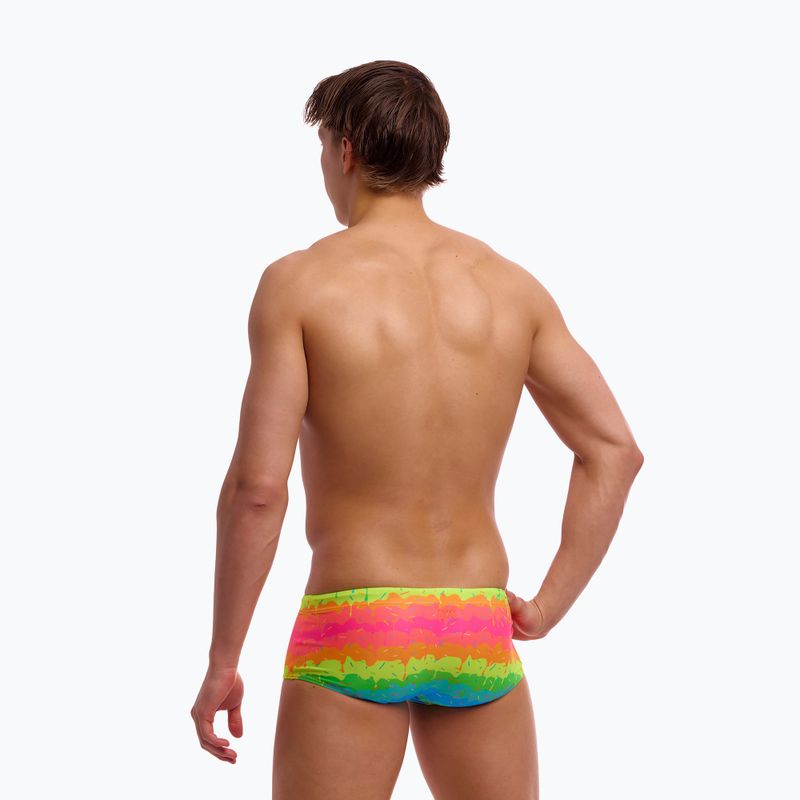 Pánske plavecké boxerky Funky Trunks Sidewinder Trunks melting mayhem 3