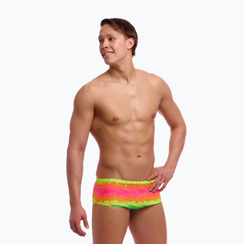 Pánske plavecké boxerky Funky Trunks Sidewinder Trunks melting mayhem 4