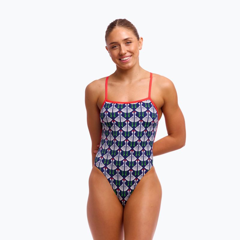 Dámske jednodielne plavky Funkita High Leg Sitting Duck 4