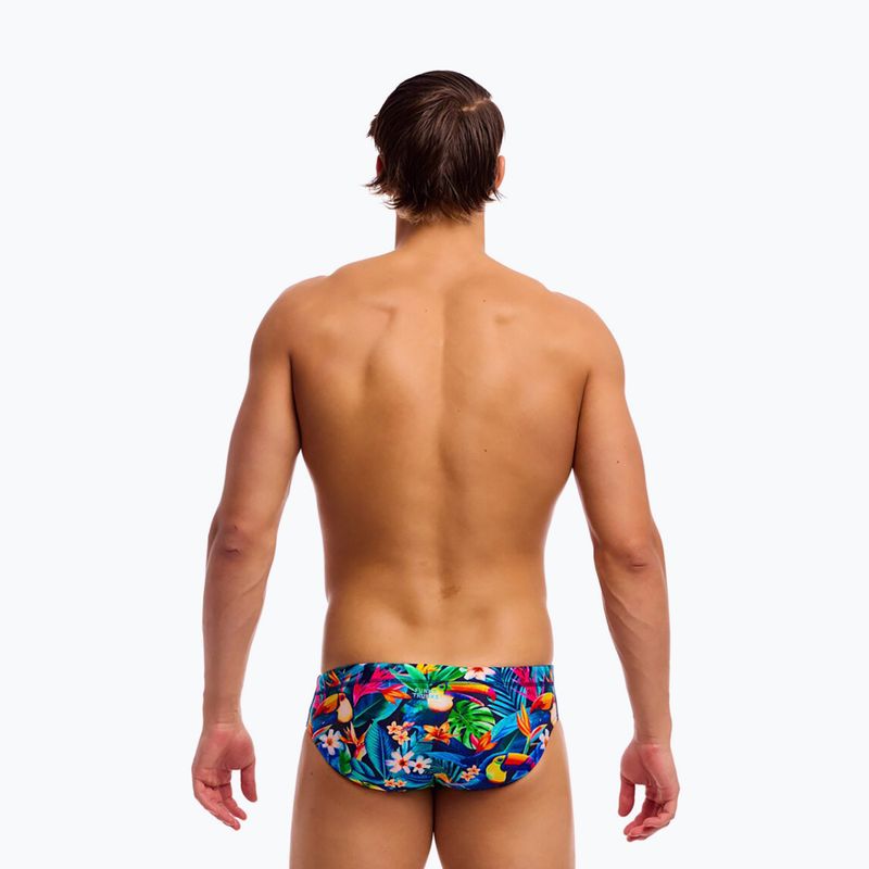 Pánske plavky Funky Trunks Seamed Briefs birdie wordie 3