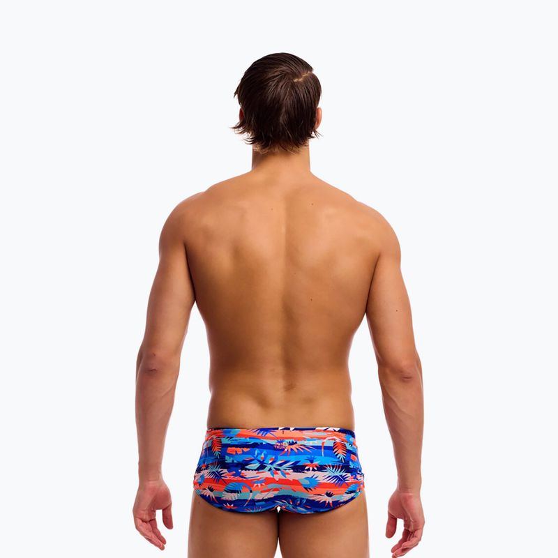 Pánske plavecké boxerky Funky Trunks Sidewinder Trunks forever fossil 3