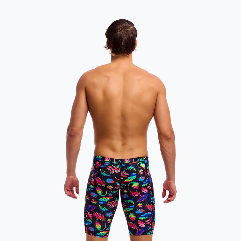 Pánske plavky Funky Trunks Training Jammers lost leaf 3